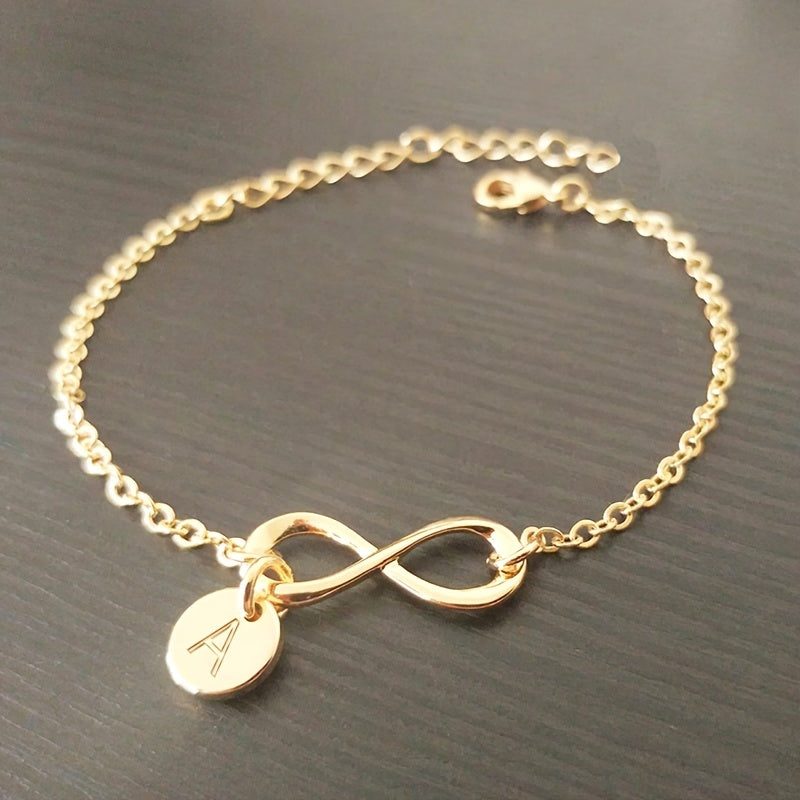 1pc Golden 26 Letter Bracelet